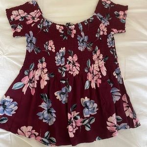 Ruched Off the Shoulder Top